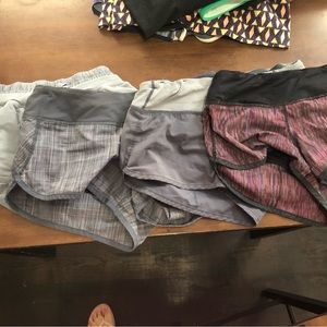 Lulu lemon running shorts size xs